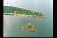 Picture of Posey Island,
                Aerial Photo, Posey Island Washington.