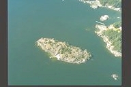 Picture of Skull Island,
                Aerial Photo, Skull Island Washington.