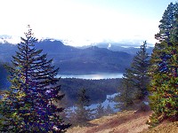 View of the San
          Juan Islands from Moran State Park on Orcas Island